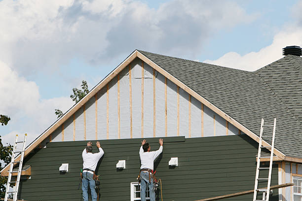 Professional Wood Siding technician working in Lawnside, NJ